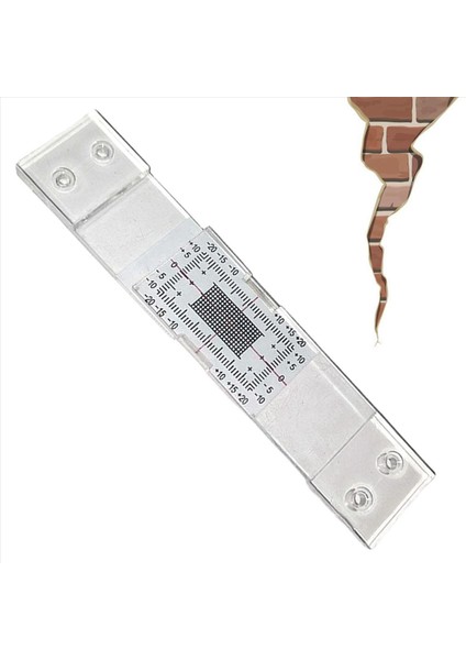 Çatlak Izleme Kaydı 6 Adet Çatlak Ölçüm Aracı Çatlak Genişliği Göstergesi Açık Akrilik Köşe Çatlak Karşılaştırma Kaliperi (Yurt Dışından) modelleri