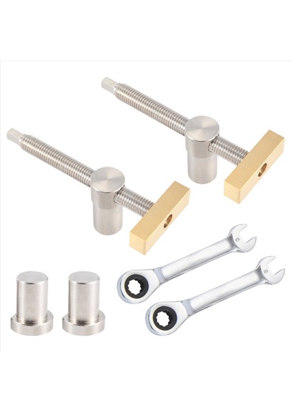 Ahşap Işleme Ayarlanabilir Masaüstü Klipsi 4 Pc 20MM Köpek Delikleri Durdur Klip Kelepçe Fikstür Vise Banklar Doğrama Carpenter Araçları (Yurt Dışından) modelleri