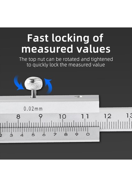 Derinlik Gauge Vernier Caliper Metal Kaliperler Ahşap Işleme Aletleri Kalibre Ölçüm Aracı Çelik Göstergeler Derinlik Ölçüm 150MM (Yurt Dışından) modelleri