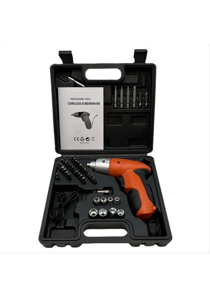 45PCS 4 8V Elektrikli Tornavida Seti USB Kablosu Şarj Edilebilir Lityum Elektrikli Tornavida Kombinasyonu El Tatbikat Seti Aracı (Yurt Dışından) fırsatları