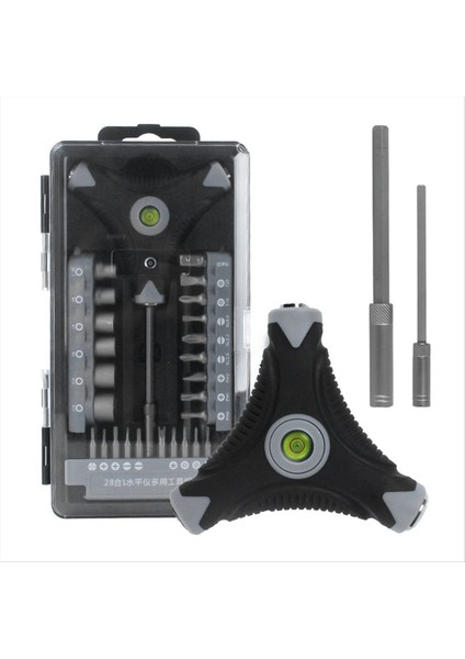 28-1 Arada Gösterge Özel Şekilli Tornavida Seti Çok Fonksiyonlu Tornavida Seti Hediye Aracı Kılıf Seti (Yurt Dışından)