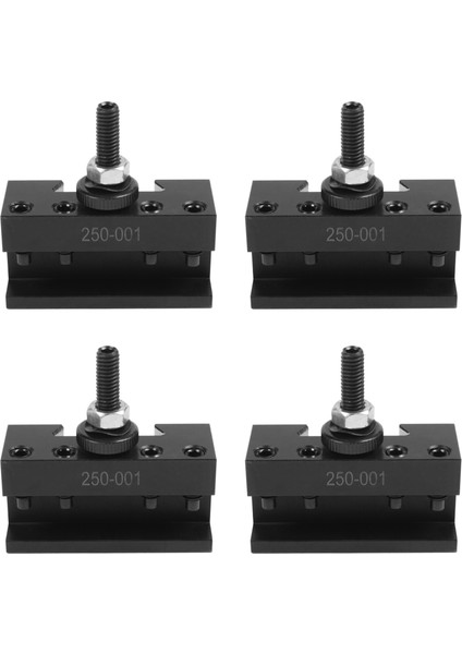 4x 250-001 Cnc Torna Aracı Tutucu Hızlı Değişiklik Aracı Post Kesici Tutucu Vida Kiti (Yurt Dışından)