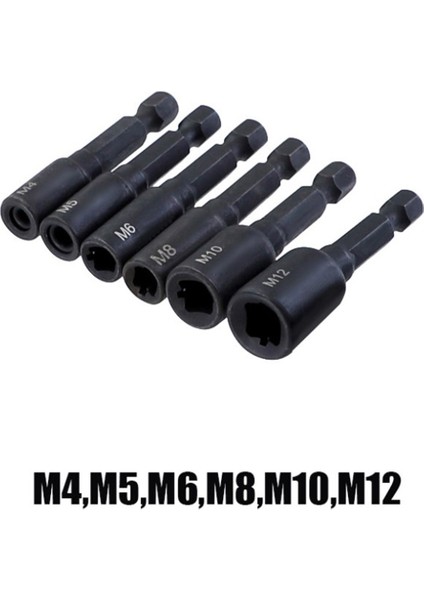 1/4 Hex Shank Iplik Musluk Soket Adaptörü M4-M12 Hss Düz Yivli Vida Musluk Makine Dokunma Iş Parçacığı Aracı 6pcs (Yurt Dışından) fiyatları