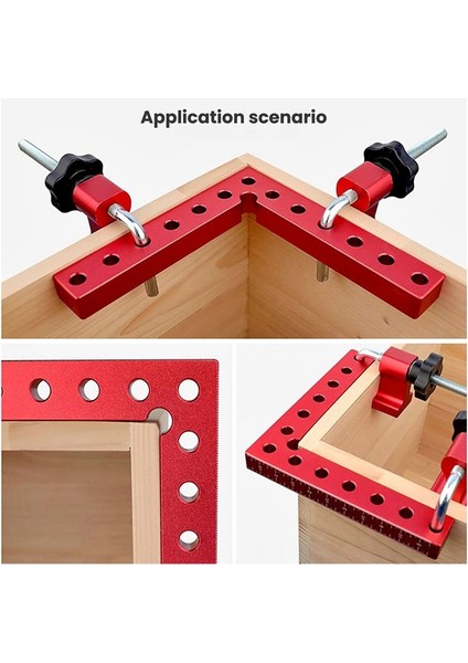 4 Paket 90 Derece Konumlandırma Kareler Sağ Açılı Kelepleme 5 5x5 5inch Ahşap Işleme Carpenter L Tipi Köşe Kelepleme Aracı (Yurt Dışından) indirimleri