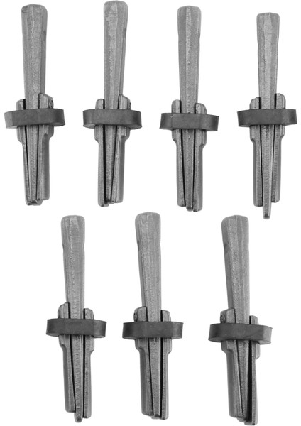 7 Yeni Taş Ayırıcı Set 9/16IN Metal Tapa Takozları ve Tüyler Şimler Beton Kaya Ayırma El Aracı (Yurt Dışından)