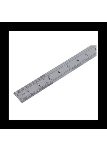 4x Çift Yan Ölçekli Paslanmaz Çelik Düz Cetvel Ölçüm Aracı 50CM (Yurt Dışından) indirimleri
