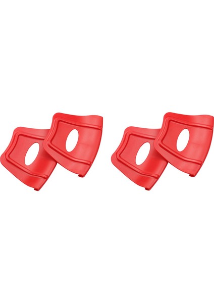 Tekerlek Kısır Kalkan Rimshield Kalkanı Koruyucu Aracı Motosiklet Bisikleti Için Atv Quad Lastik Lastik Kurulumu 4pcs Kırmızı (Yurt Dışından)