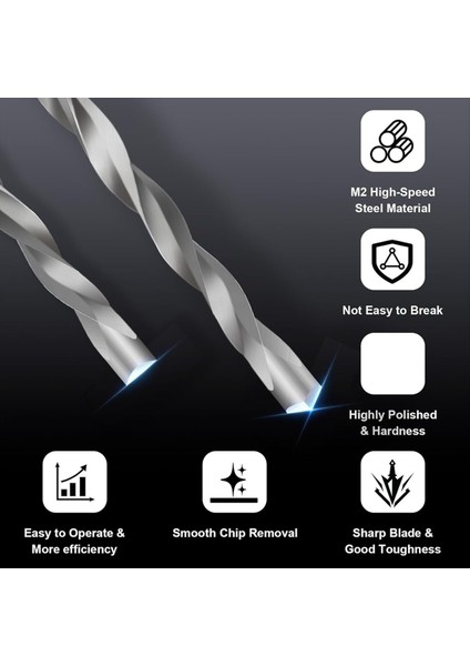 100PCS Matkap Bitleri Seti 1/8 Inç Alçıpan Kılavuz Noktası Kesme Bit Alçıpan Aletleri Alçıpanı Kesme Spiral Testere ile Kullanılmak Için Kesme (Yurt Dışından) modelleri