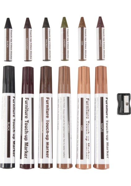 Mobilya Onarım Kiti Ahşap Işaretçiler - 13 Işaretleri ve Varlatmacı Kitli Çizikler Ahşap Zeminler Için Balmumu Çubukları (Yurt Dışından) fiyatları