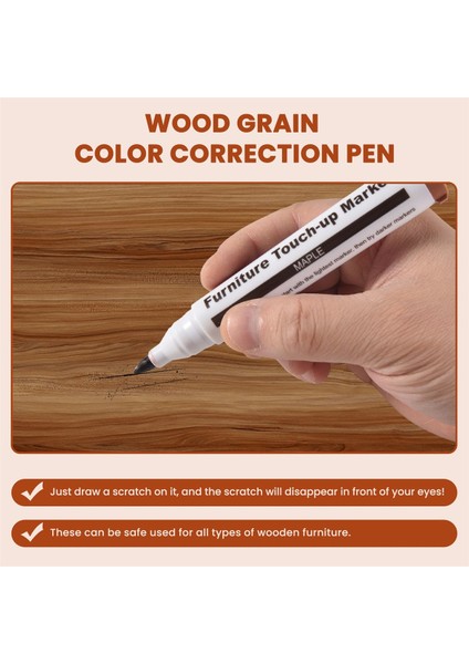 Mobilya Onarım Kiti Ahşap Işaretçiler - 13 Işaretleri ve Varlatmacı Kitli Çizikler Ahşap Zeminler Için Balmumu Çubukları (Yurt Dışından) indirimleri