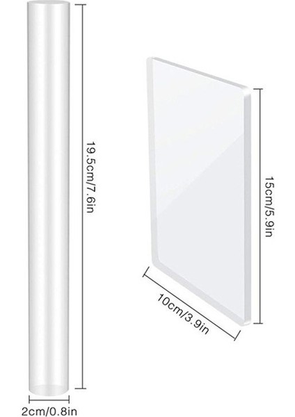 15 Polimer Kil Araçları Akrilik Silindir Kil Haldirme Pimi Doku Bıçağı Heykel Küpe Yapımı Kit Mücevher Aksesuarları (Yurt Dışından) indirimleri