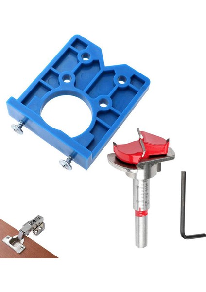 2x Gizli Menteşe Jig Forstner Bit SETS-35MM Menteşe Deliği Kabine Menteşeleri ve Montaj Plakaları Için (Yurt Dışından) fırsatları