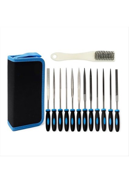 13PCS Küçük Dosya Seti Metal Elmas Iğne Dosya Seti Dosya Araç Seti Hassas Metal Dosya Çalışması Ahşap Takı Modeli Dıy (Yurt Dışından)