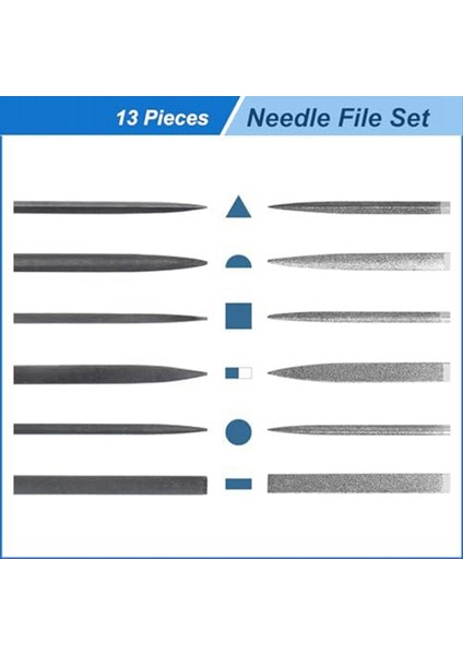 13PCS Küçük Dosya Seti Metal Elmas Iğne Dosya Seti Dosya Araç Seti Hassas Metal Dosya Çalışması Ahşap Takı Modeli Dıy (Yurt Dışından) indirimleri