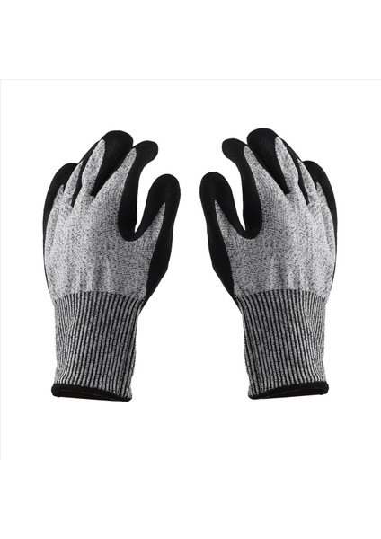 Seviye 5 Kesim Dayanıklı Eldivenler 3D Konfor Streç Uyum Dayanıklı Güç Kavrama Köpüğü Nitril Geçiş Fda Gıda Kontağı Akıllı Dokunma Ince Makine Yıkanabilir Gri 1 Çifti (L) (Yurt Dışından) fiyatları