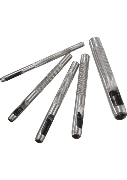 5pc Delik Deri Kemer Kesici El Sanatları Hollow Punch &amp 1x 4 Içinde 1 8 Inç Karbon Çelik Marangozluk Ahşap Dosya Dosya Tool 200MM (Yurt Dışından) modelleri