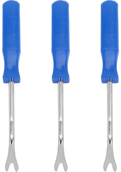 3x Araba Kapı Iç Döşeme Klipsi Panel Döşeme Bağlayıcı Kipi Çıkartma Aracı Tornavida Tırnak Çekme 4 Inç Mavi (Yurt Dışından)