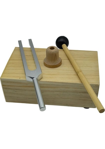 Ses Terapisi Yoga Meditasyon Için Ahşap Rezonatör Kutusu Deneysel Enstrüman ile Tuning Fork 512Hz Titreşim (Yurt Dışından) fiyatları