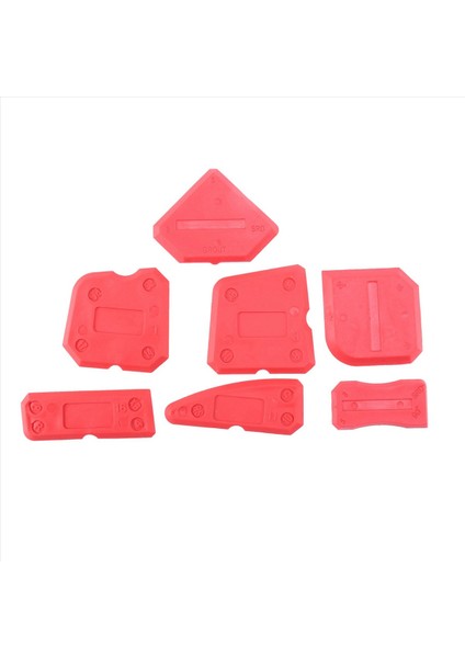 18 Adet Silikon Sızdırmazlık Maddesi Kaplama Aletleri Mutfak Için Kalafat Alet Kitini Düzleştirme Banyo Zemin Sızdırmazlığı Kırmızı (Yurt Dışından) fiyatları