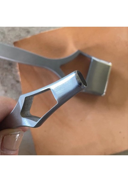 Zanaat Kemer Oval Yumruk Aracı Düz Yumruk Dikiş Kemeri Düz Kesme Kesme Alet Kemeri Yumruk 8x5 (Yurt Dışından) fırsatları