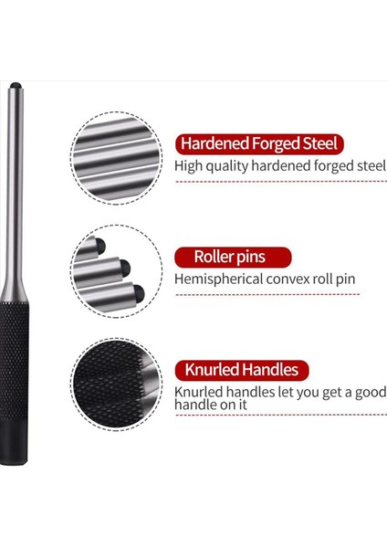 2 Set Rulo Pimi Depolama Çantası ile Set Smithing Punch Onarım Aletlerini Çıkarma Tezgah Pimi Pim Pimleri ve Çekiçle (Yurt Dışından) modelleri