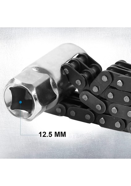 14CM Ağır Hizmet Tipi Zincir Yağ Filtresi Anahtarı 52 Bölümlü Çift Zincirli Anahtar Makinesi Araba Yağı Filtreleri Anahtarı Anahtarı (Yurt Dışından) modelleri
