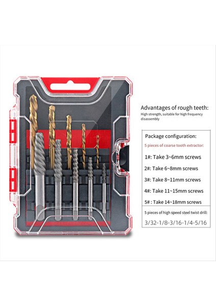 10PCS Kırık Tel Efiye Taşıma Çıkarma Aracı Set Kırık Vida Kayar Teli Ezmek (Yurt Dışından) fiyatları