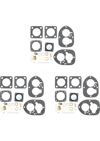 Volvo Penta Solex Için 3x Motosiklet Karbüratör Yeniden Oluşturma Kiti 44PA1 856471 856472 (Yurt Dışından)