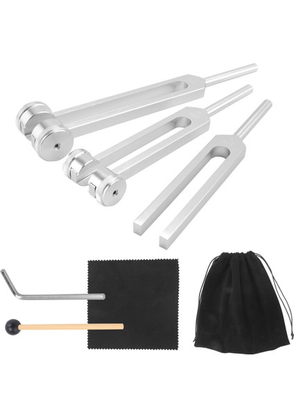 Tuning Forks SET-128 Hz 256 Hz 512 Hz Tuning Çatalları Iyileşme Çakra Ses Terapisi Beden Zihin ve Ruh Için Mükemmel (Yurt Dışından) fiyatları