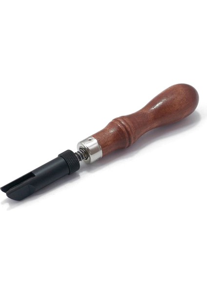 Ayarlanabilir V Şeklinde Deri Trencher Push Konik Konik Deri Ahşap Kanal Çiğneme Aleti Deri Alet (Yurt Dışından)