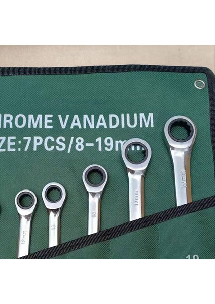 Çift Amaçlı Cırcır Anahtarı 7 Parçalı Kumaş Torba Aynası Anahtarı Açık Uç Anahtar (Yurt Dışından) modelleri