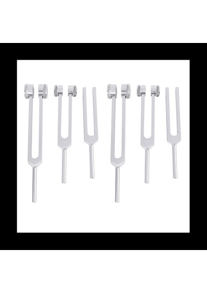 6 Pc Seti Alüminyum Duyusal Ayarlama Çatalları C 128 256 512 (Yurt Dışından)