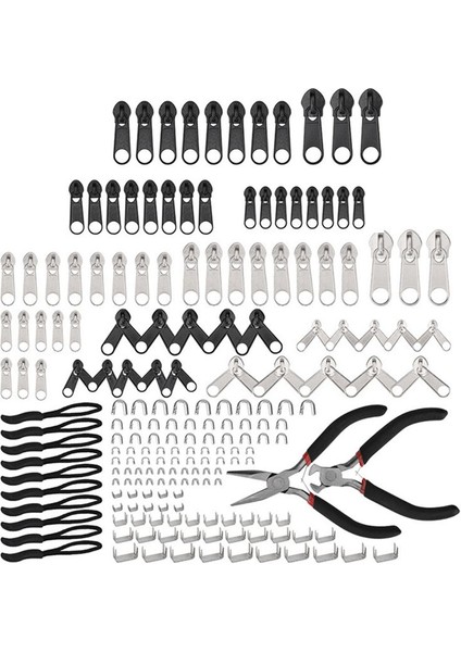 Fermuar Onarım Kiti Fermuar Değiştirme Planı Araç ve Amp ile Fermuar Değiştirme Çekme Kurtarma Uzatma Bagaj Çekir (Yurt Dışından) modelleri