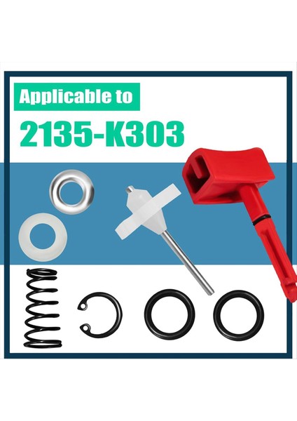 2135-K303 Hava Giriş Kiti Parçaları ve Tetikleyici Montajı Ingersoll Rand 2115TIMAX Etki Anahtarı (Yurt Dışından) modelleri