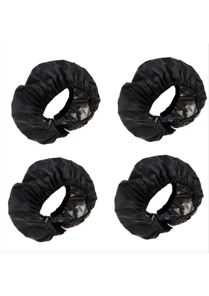 Bebek Arabası Tekerlek Kapağı Toz Geçirmez Tekerlekli Sandalye Lastik Koruyucusu Bebek Puset Çocuk Arabası Tekerleği Anti-Direk Kapak 25CM (Yurt Dışından)