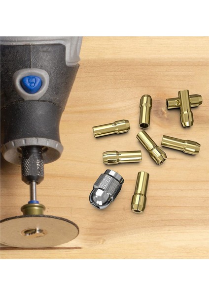 20PCS Dremel Için Pirinç Kolı Yedek 4485 Hızlı Değişiklik Döner Sondaj Somun Alet Seti 0 8/1 2/1 5/1 8/2 0/2 4/3 0/3 2mm (Yurt Dışından) fırsatları
