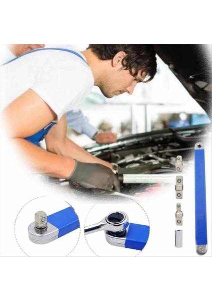 Ofset Uzatma Anahtarı 15 Inç Çok Fonksiyonlu Sıkı Erişim Anahtarı Karbon Çeliği Ofset Etkiye Hazır Soket Anahtarı Aracı (Yurt Dışından) fiyatları