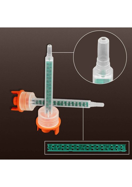 10 Adet Karıştırma Nozul Ucu Statik Mikser 16 Element 1 10 Epoksi Yapıştırıcıları Için Karışım Oranı (Yurt Dışından) modelleri