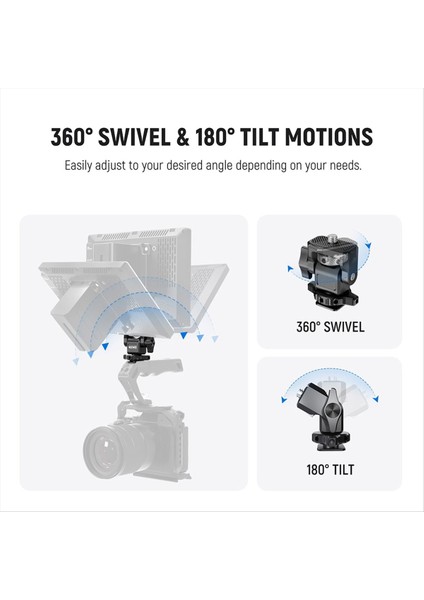 Newer Kamera Monitörü Soğuk Ayakkabı Anti Twist 1/47 Inç Vida ile 57 Inç ve 7 Inçlik Saha Monitörü (Yurt Dışından) indirimleri