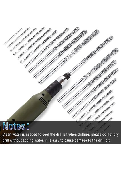 20 Adet Elmas Matkap Bitleri Seti Bükülme Elmas Ucu Matkap Biti Ağır Hizmet Tipi Mini Elmas Matkap Biti Cam Karo Takı Için Set (Yurt Dışından) indirimleri