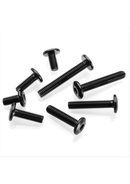 M6 x 35MM 20PCS Düz Kafa Altıgen Soket Kapakları M6 Vida Cıvataları 304 Paslanmaz Çelik Mobilya Cıvataları Tam Iplik Hex Anahtarı (Yurt Dışından) fırsatları