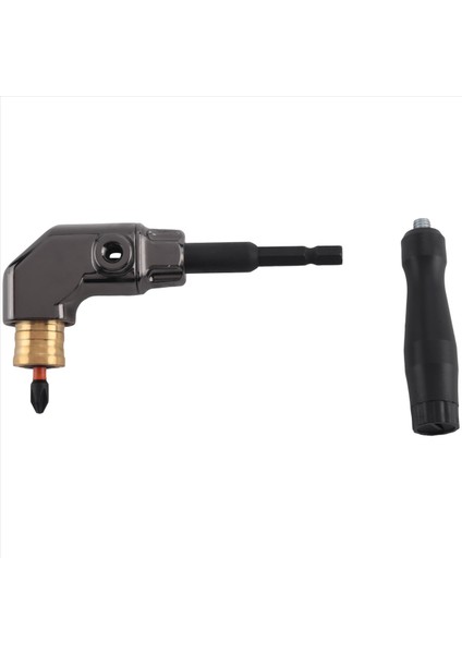 Kendi Kendine Kilitlenen 90 Derece Dik Açı Tornavida Tutucu Bit Açısı Uzatma Elektrikli Vidalı Tifa Açısı Sürücü A (Yurt Dışından)