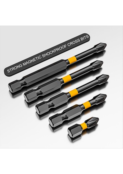 Kaymaz Darbe Parti Güçlü Manyetik Yüksek Tork Sertlik Vidası 25/50/65/70/90MM/150MM Tornavida Bitleri Seti (Yurt Dışından) fırsatları
