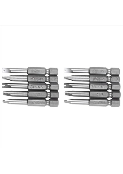 10PCS Set Güvenlik Bit Set Kurcalamalı Döyel Tornavida Matkap Bit Bit Bitler Hex Shank Manyetik U Şekilli (Yurt Dışından)