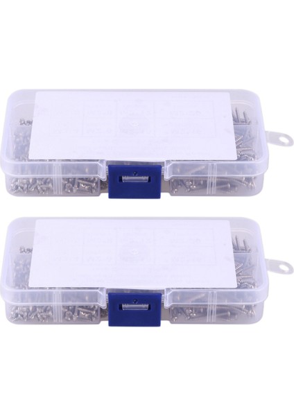 400PCS M3 Paslanmaz Çelik Düz Kafa Vidaları Kitler Yüksek Mukavemetli Kendi Kendine Dokunma Vidaları Ahşap Mobilya Için Ayarlanmış (Yurt Dışından)