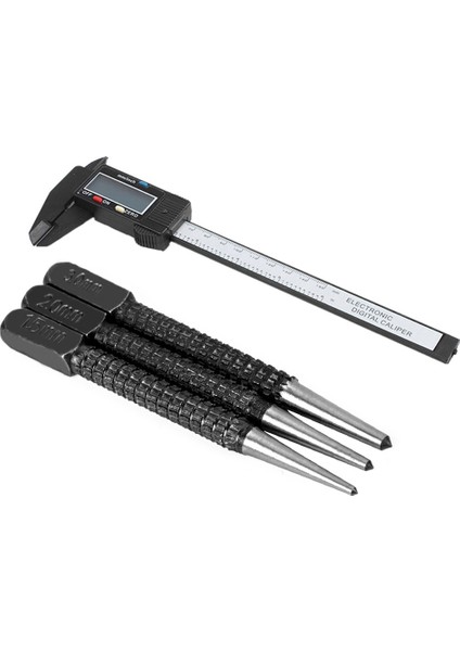 1x Dijital Kaliper ve 3pcs Yüksek Karbonlu Çelik Merkez (Yurt Dışından) fiyatları