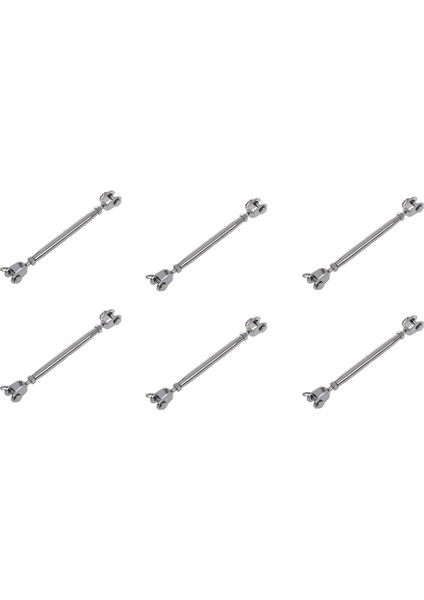 6x 304 Paslanmaz Çelik Desteği Vidası Kapalı Vücut Çene Çene Turnikliği 7/32 Inç Iplik (Yurt Dışından)