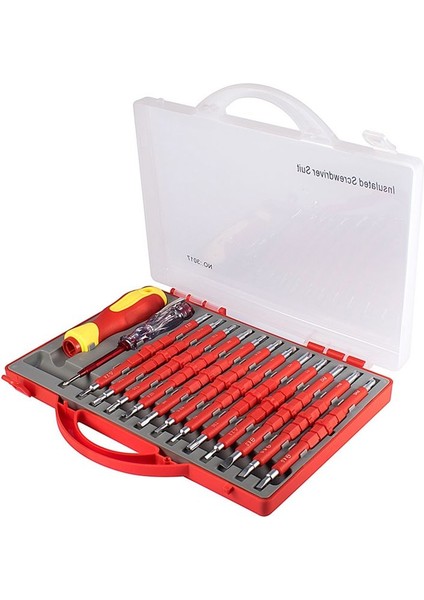 26 Parçalı 1000V Yalıtımlı Elektrikli Tornavida Seti Profesyonel Elektrikli Vida Teçhizat Set Araçları (Yurt Dışından) fiyatları