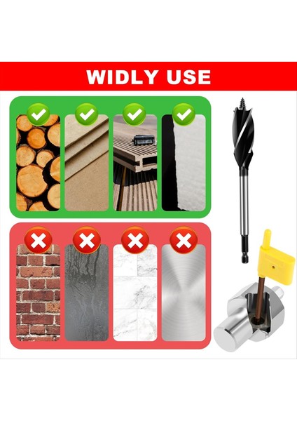 Ahşap Işleme 20MM Tezgah Köpek Deliği Pah Raybi Aracı Standart Elektrikli Matkaplar Için Deburring Matkap Botu (Yurt Dışından) fırsatları