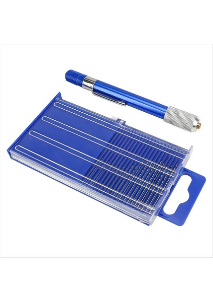 21PCS Karbüratör Jet Matkap Bitleri Pin Arası Seti Takı Boncuk Yapmak Için El Sanatları Deliği Delme Ahşap Diy Oyma (Yurt Dışından)